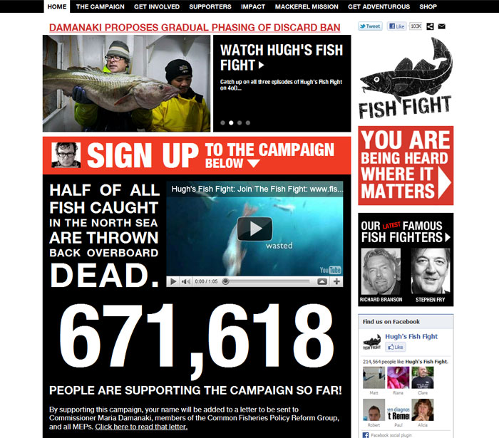 Fish Fight - Homepage